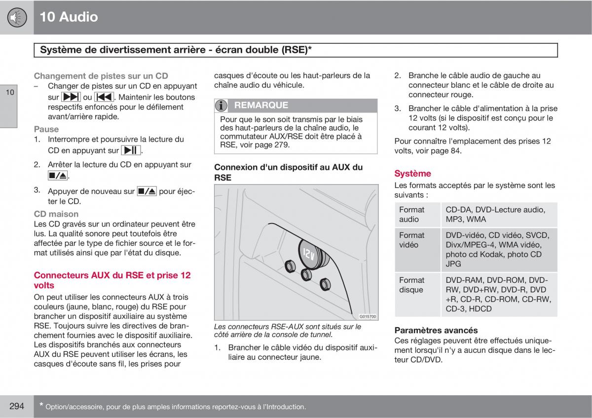 Volvo XC90 I 1 manuel du proprietaire / page 296