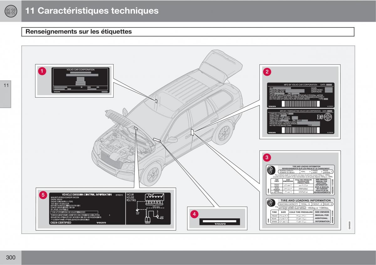 Volvo XC90 I 1 manuel du proprietaire / page 302