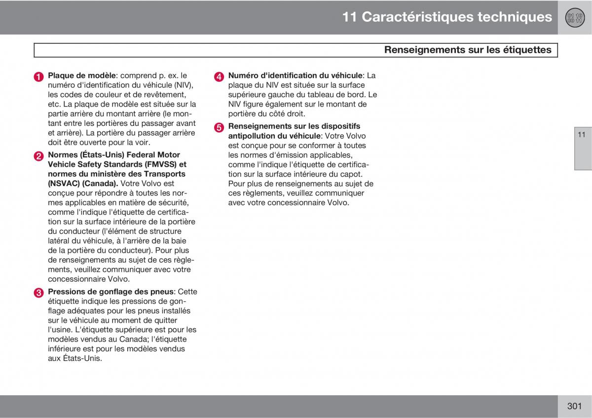 Volvo XC90 I 1 manuel du proprietaire / page 303