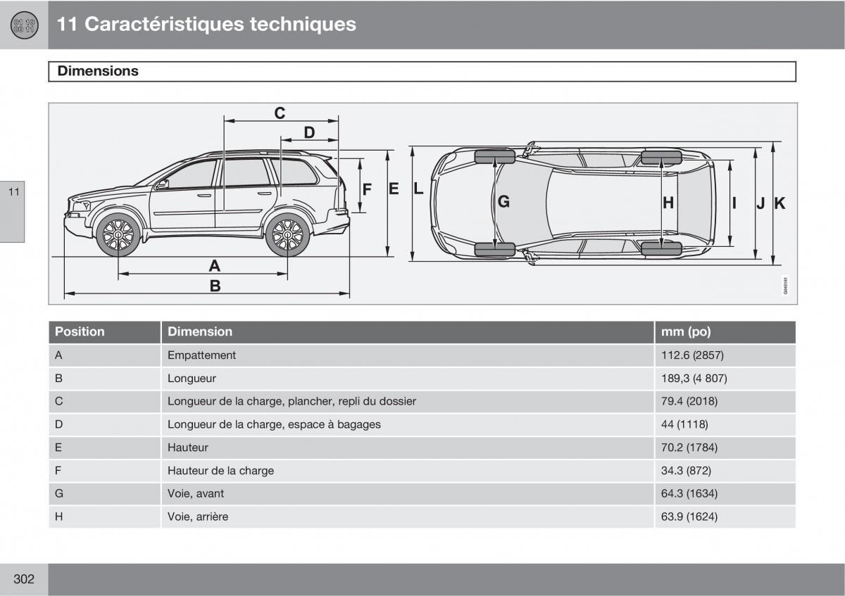 Volvo XC90 I 1 manuel du proprietaire / page 304