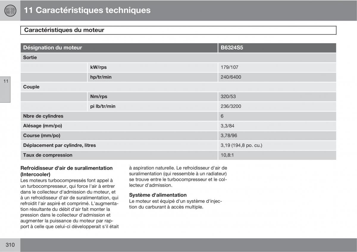 Volvo XC90 I 1 manuel du proprietaire / page 312