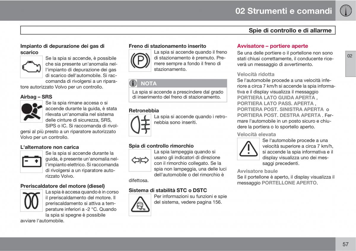 Volvo XC90 I 1 manuale del proprietario / page 59