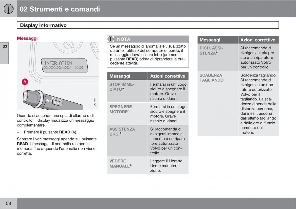 Volvo XC90 I 1 manuale del proprietario / page 60