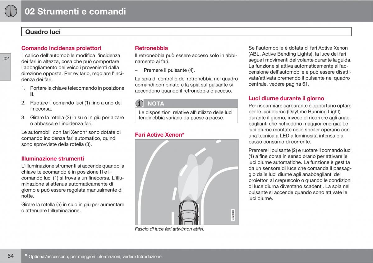 Volvo XC90 I 1 manuale del proprietario / page 66