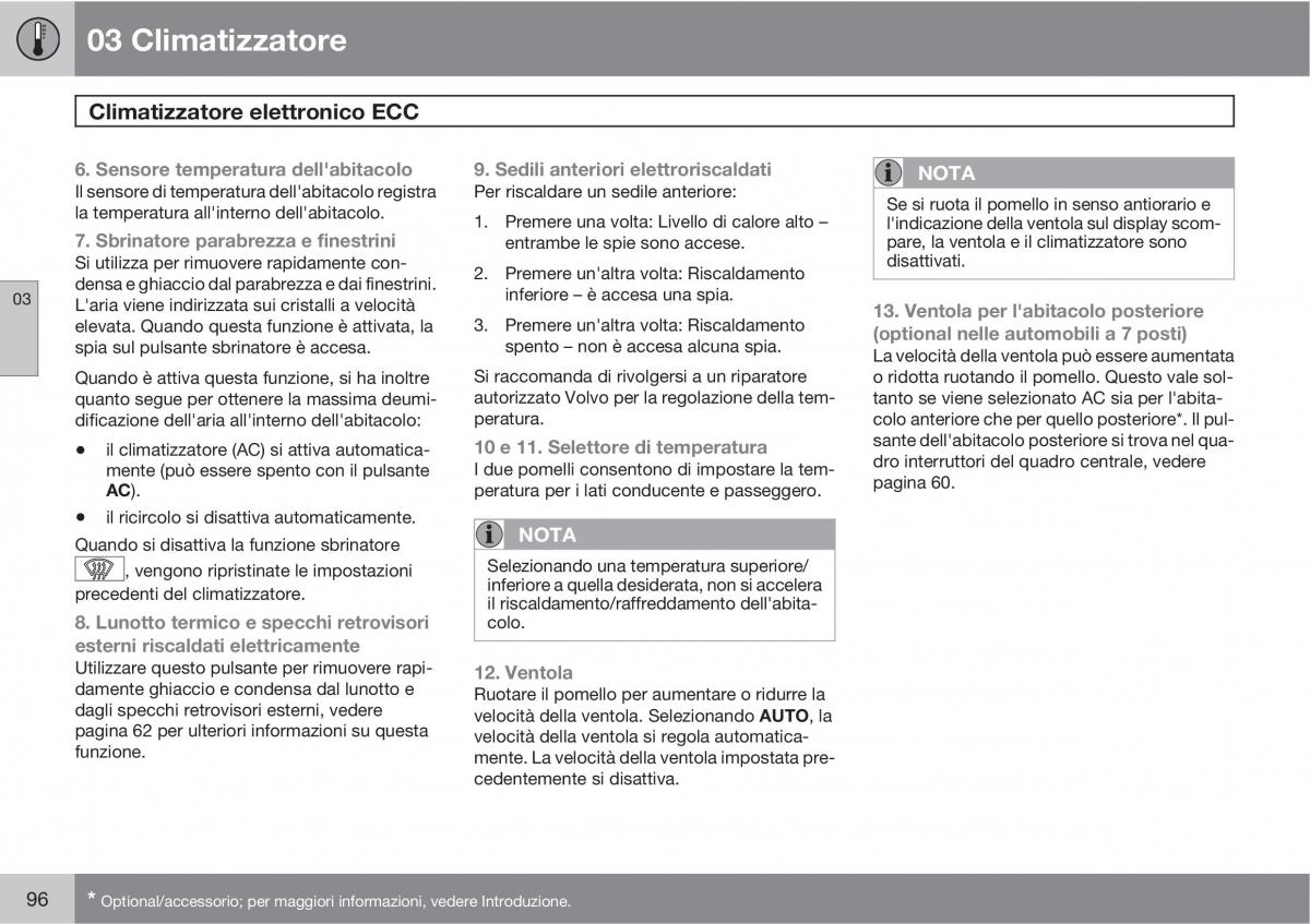 Volvo XC90 I 1 manuale del proprietario / page 98