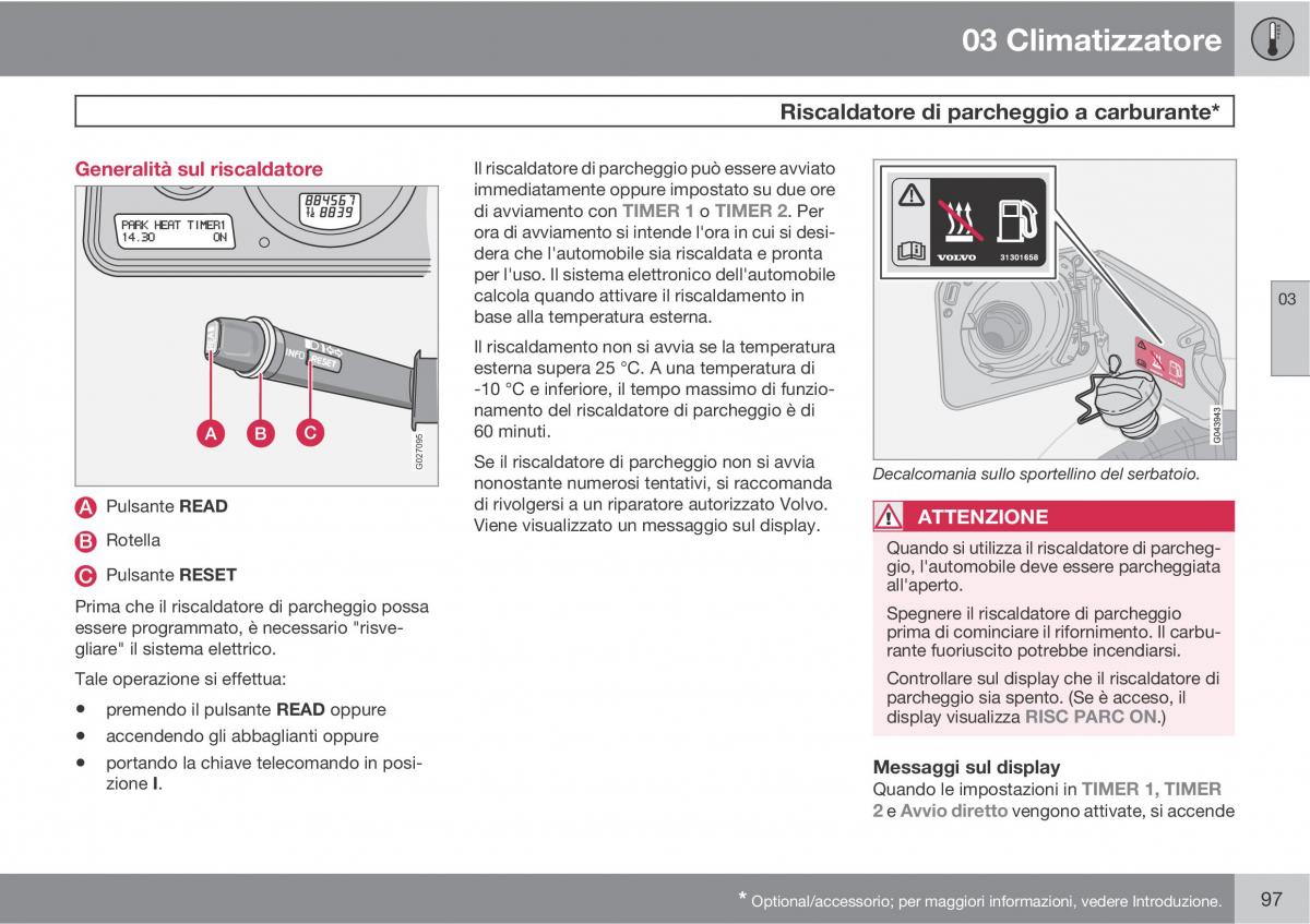 Volvo XC90 I 1 manuale del proprietario / page 99