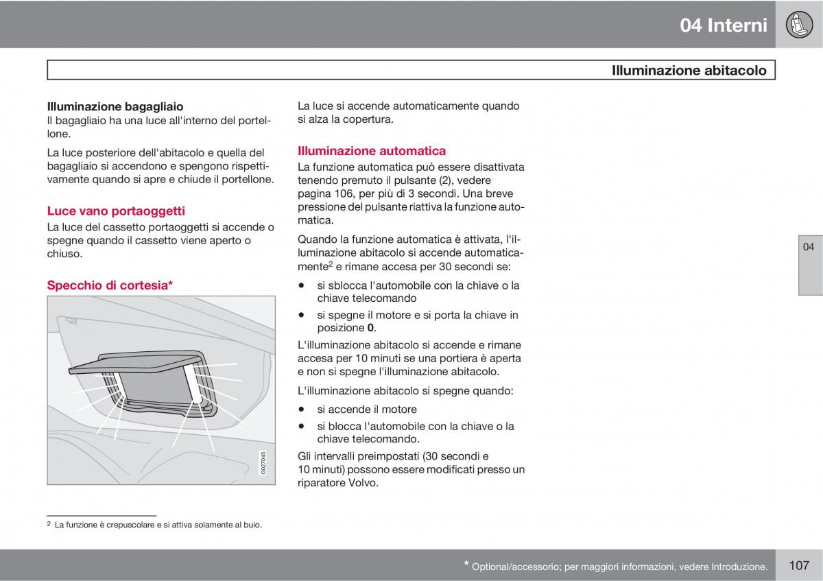 Volvo XC90 I 1 manuale del proprietario / page 109