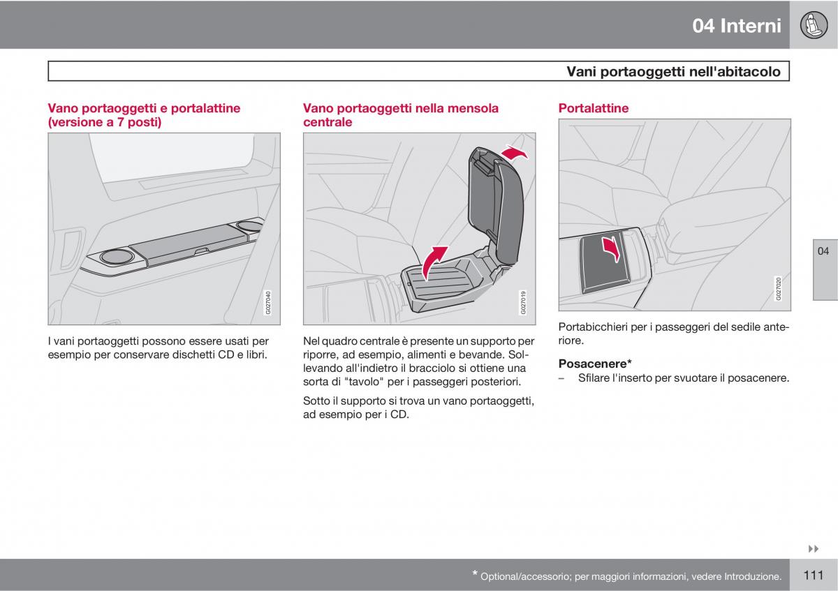 Volvo XC90 I 1 manuale del proprietario / page 113