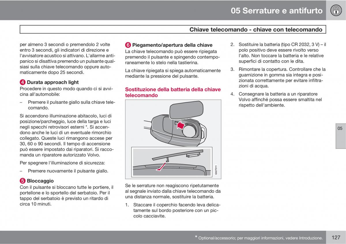 Volvo XC90 I 1 manuale del proprietario / page 129