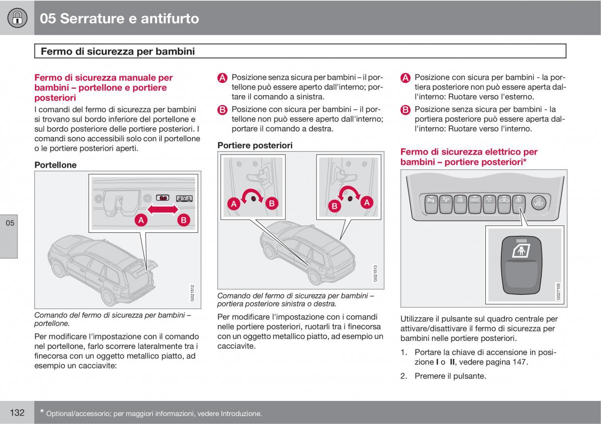 Volvo XC90 I 1 manuale del proprietario / page 134