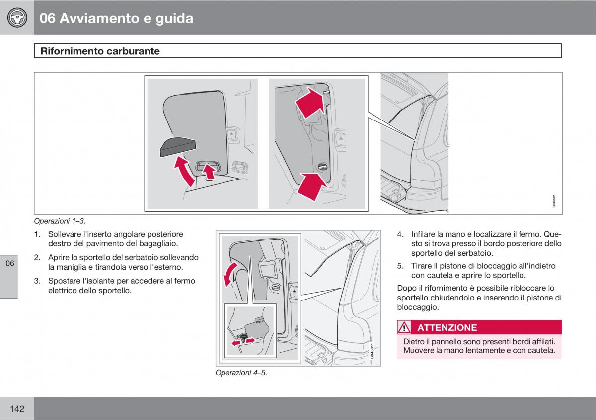 Volvo XC90 I 1 manuale del proprietario / page 144