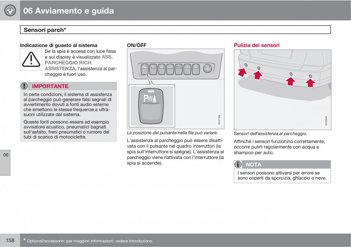 Volvo XC90 I 1 manuale del proprietario / page 160