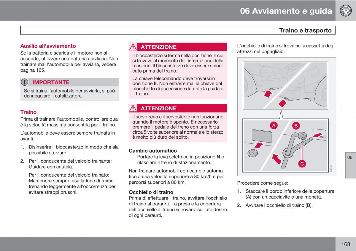 Volvo XC90 I 1 manuale del proprietario / page 165