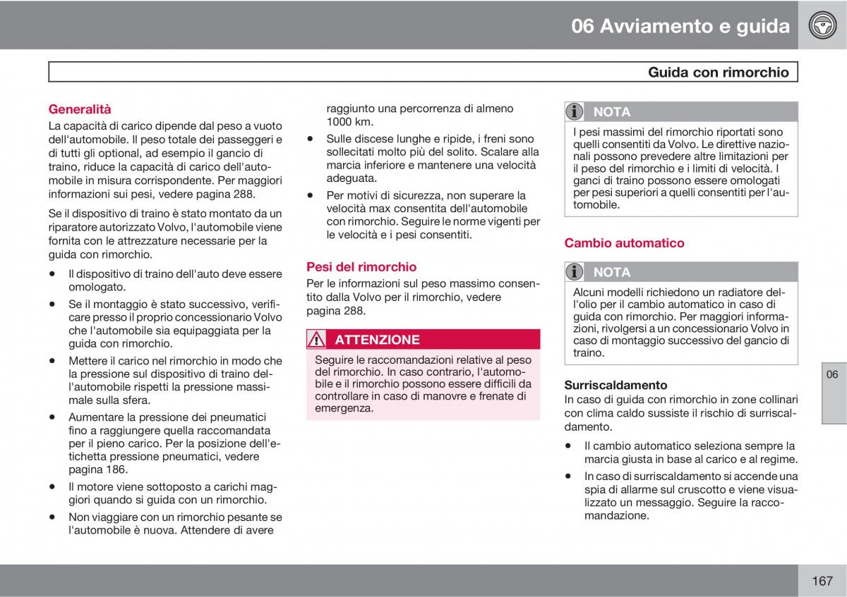 Volvo XC90 I 1 manuale del proprietario / page 169