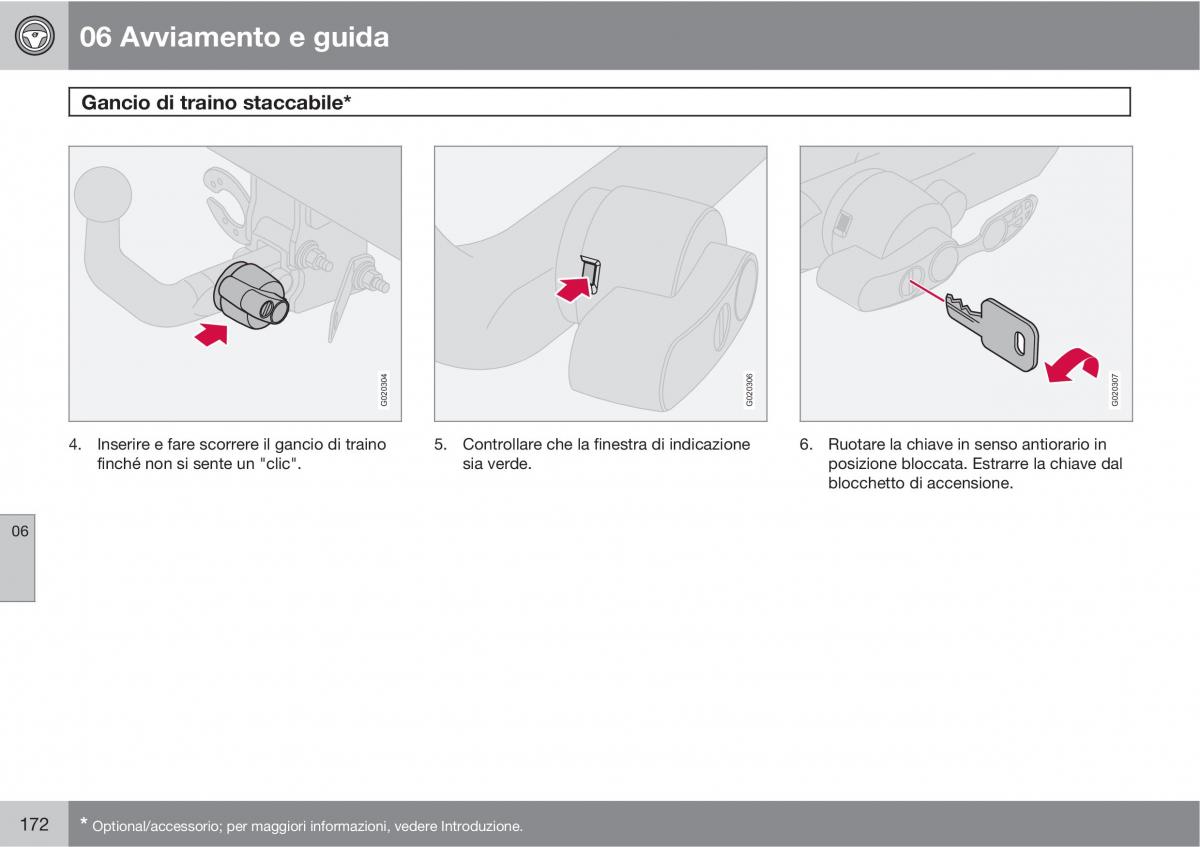 Volvo XC90 I 1 manuale del proprietario / page 174