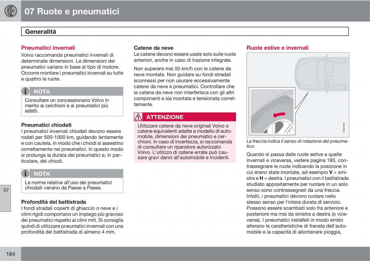 Volvo XC90 I 1 manuale del proprietario / page 186