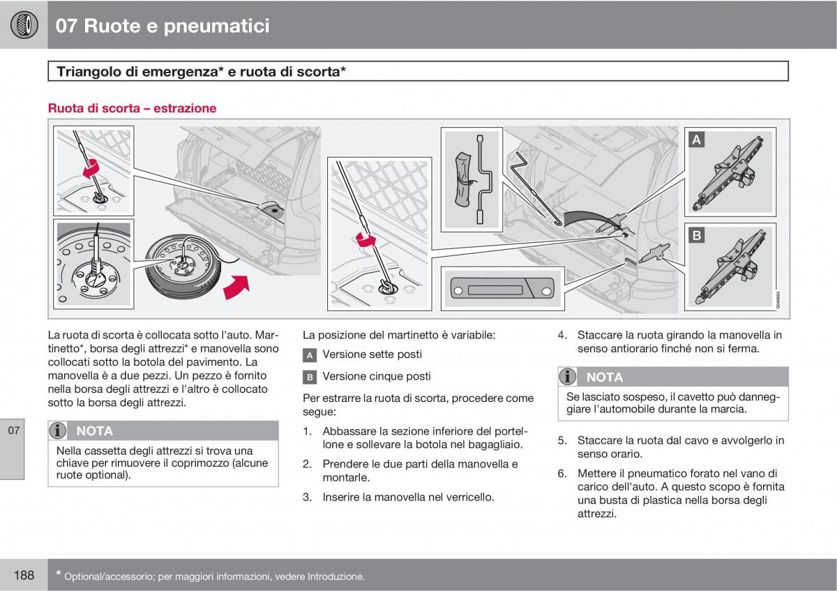 Volvo XC90 I 1 manuale del proprietario / page 190