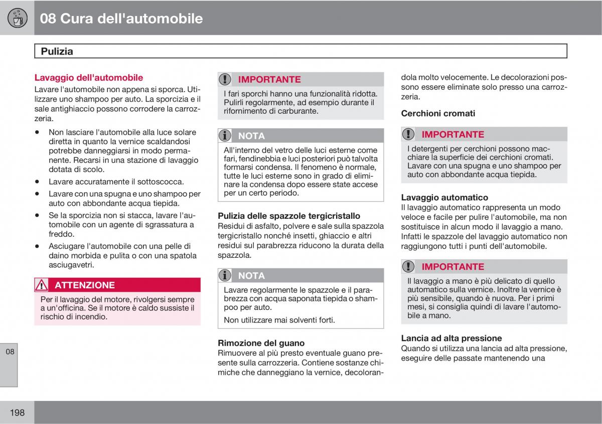 Volvo XC90 I 1 manuale del proprietario / page 200