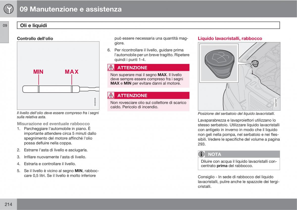 Volvo XC90 I 1 manuale del proprietario / page 216