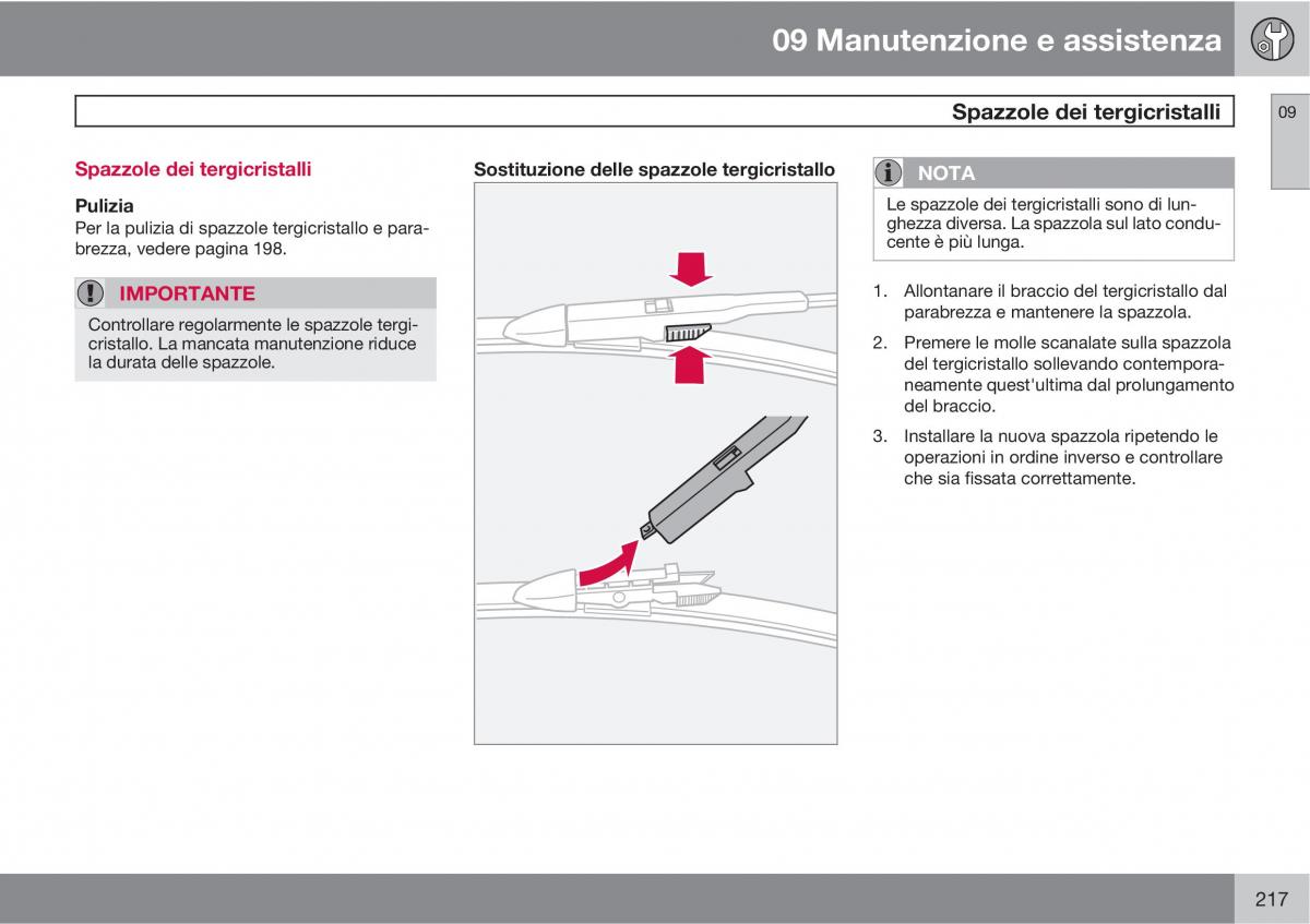 Volvo XC90 I 1 manuale del proprietario / page 219