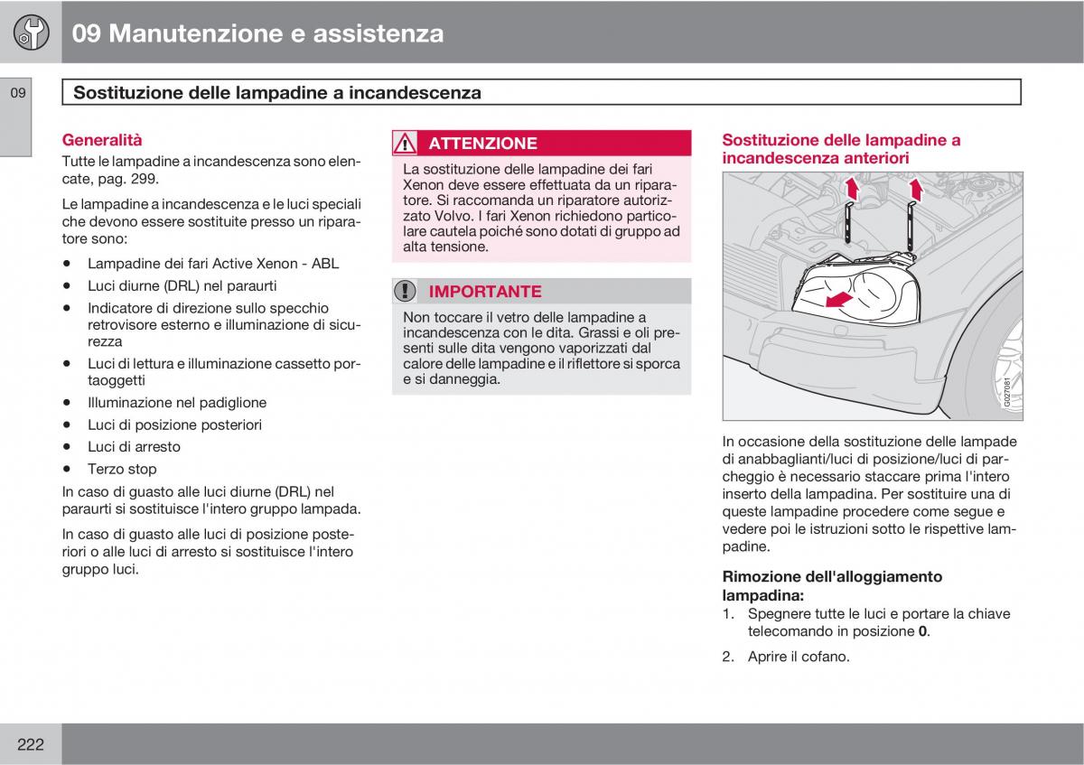 Volvo XC90 I 1 manuale del proprietario / page 224