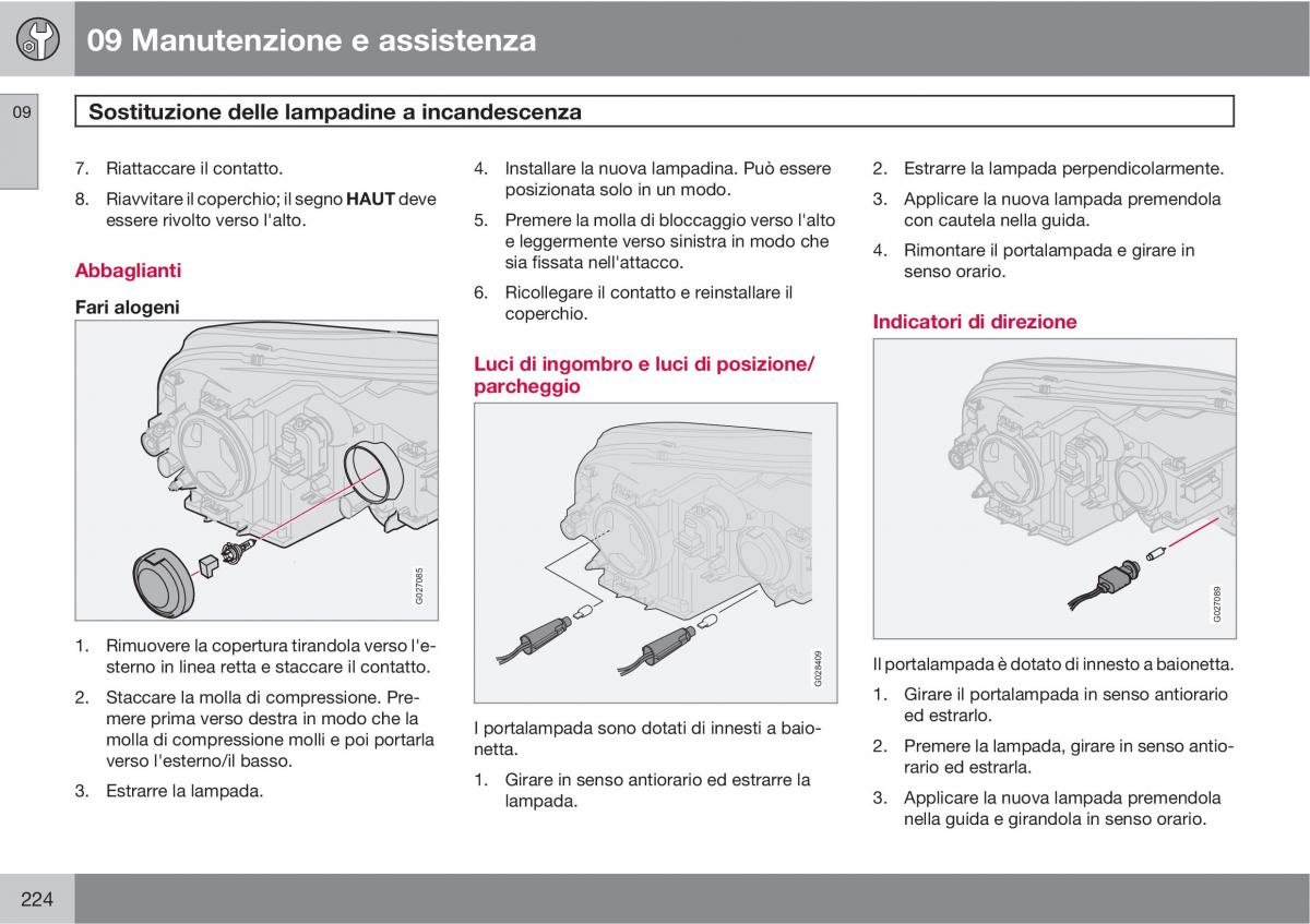 Volvo XC90 I 1 manuale del proprietario / page 226