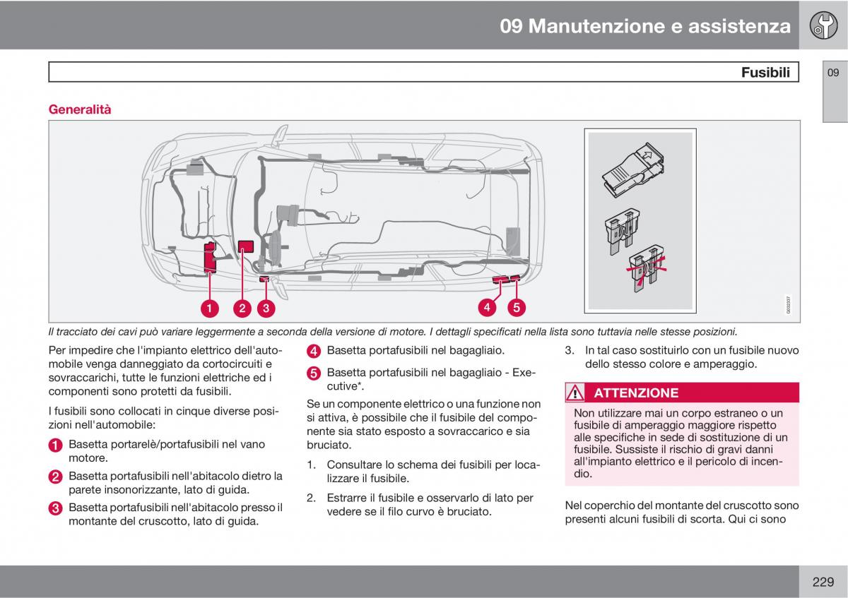 Volvo XC90 I 1 manuale del proprietario / page 231