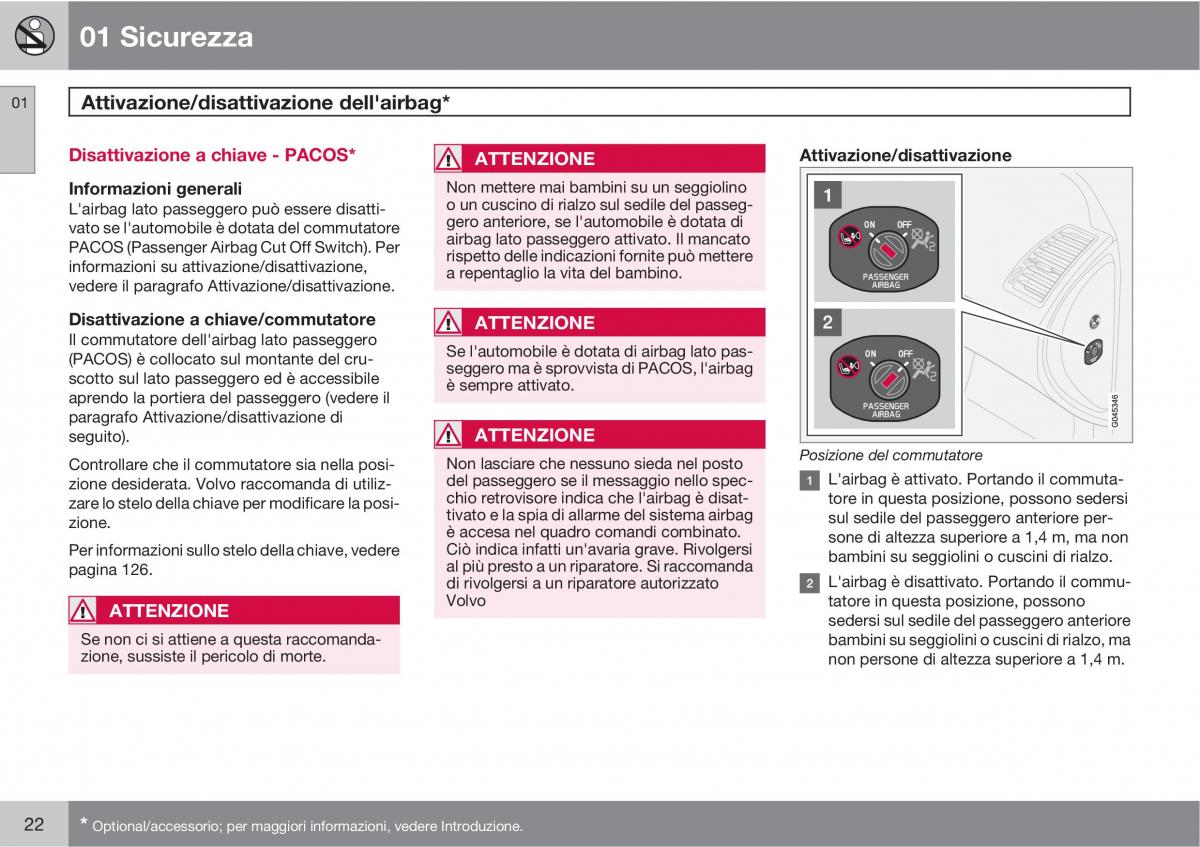 Volvo XC90 I 1 manuale del proprietario / page 24