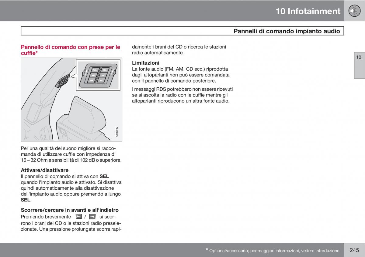 Volvo XC90 I 1 manuale del proprietario / page 247