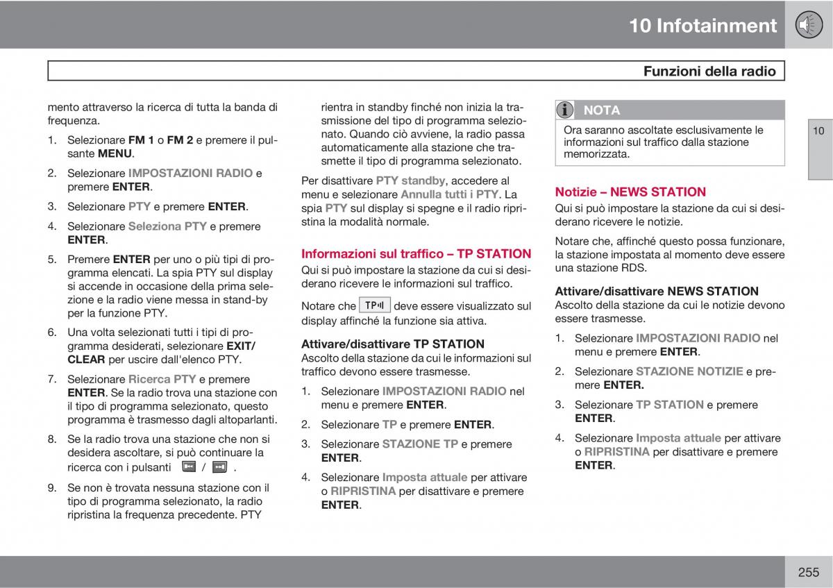 Volvo XC90 I 1 manuale del proprietario / page 257