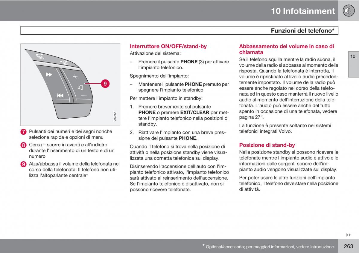 Volvo XC90 I 1 manuale del proprietario / page 265