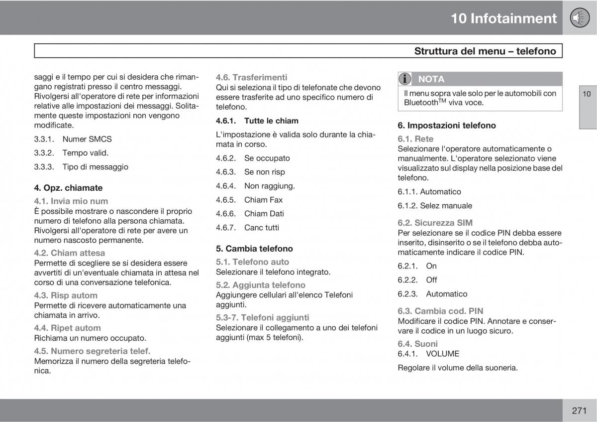 Volvo XC90 I 1 manuale del proprietario / page 273