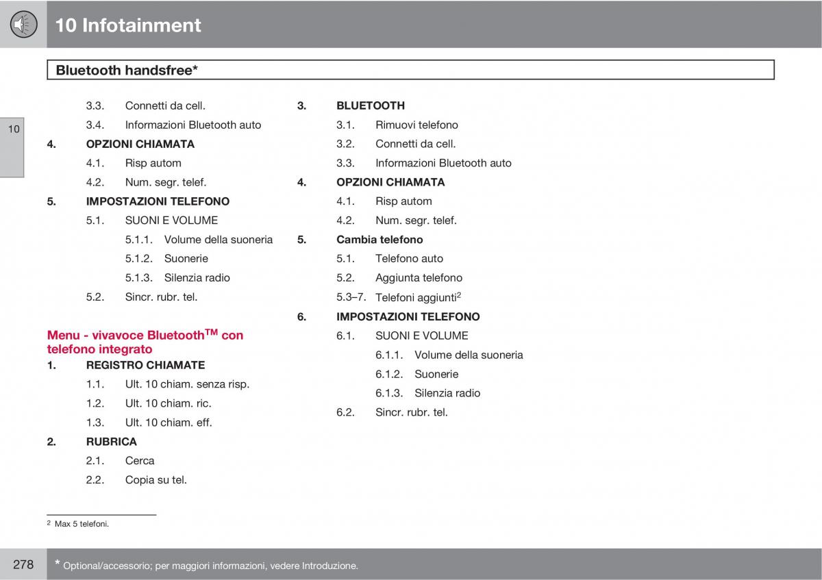 Volvo XC90 I 1 manuale del proprietario / page 280