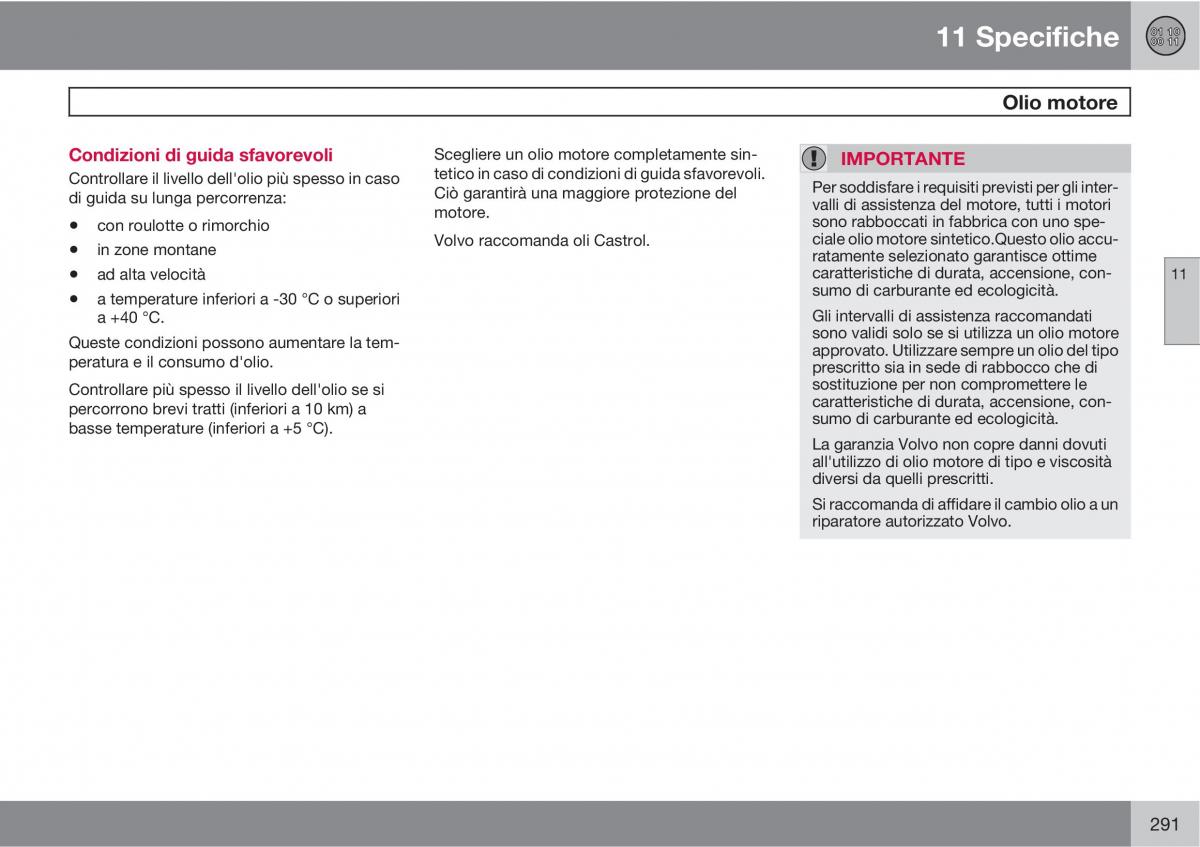 Volvo XC90 I 1 manuale del proprietario / page 293