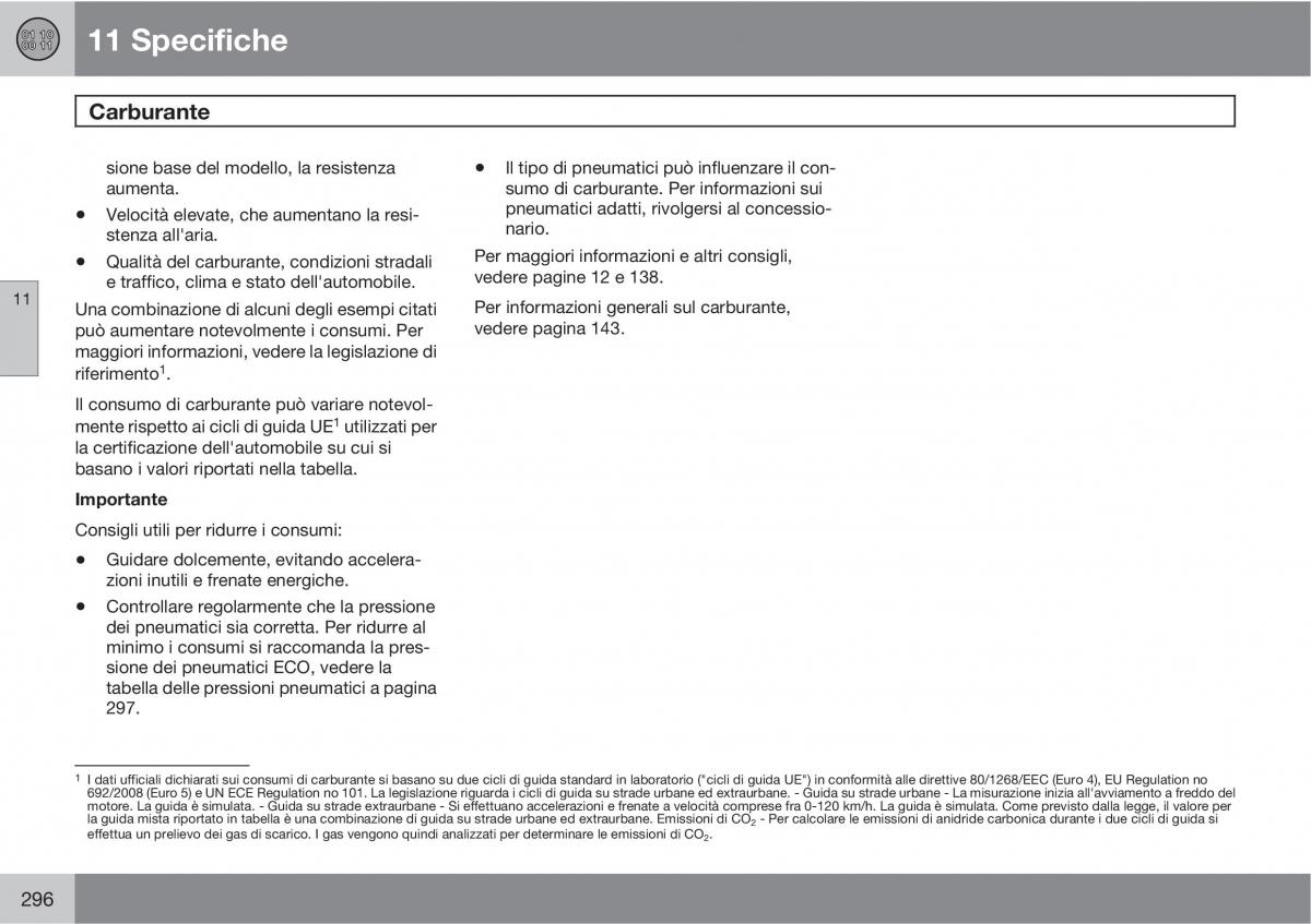 Volvo XC90 I 1 manuale del proprietario / page 298