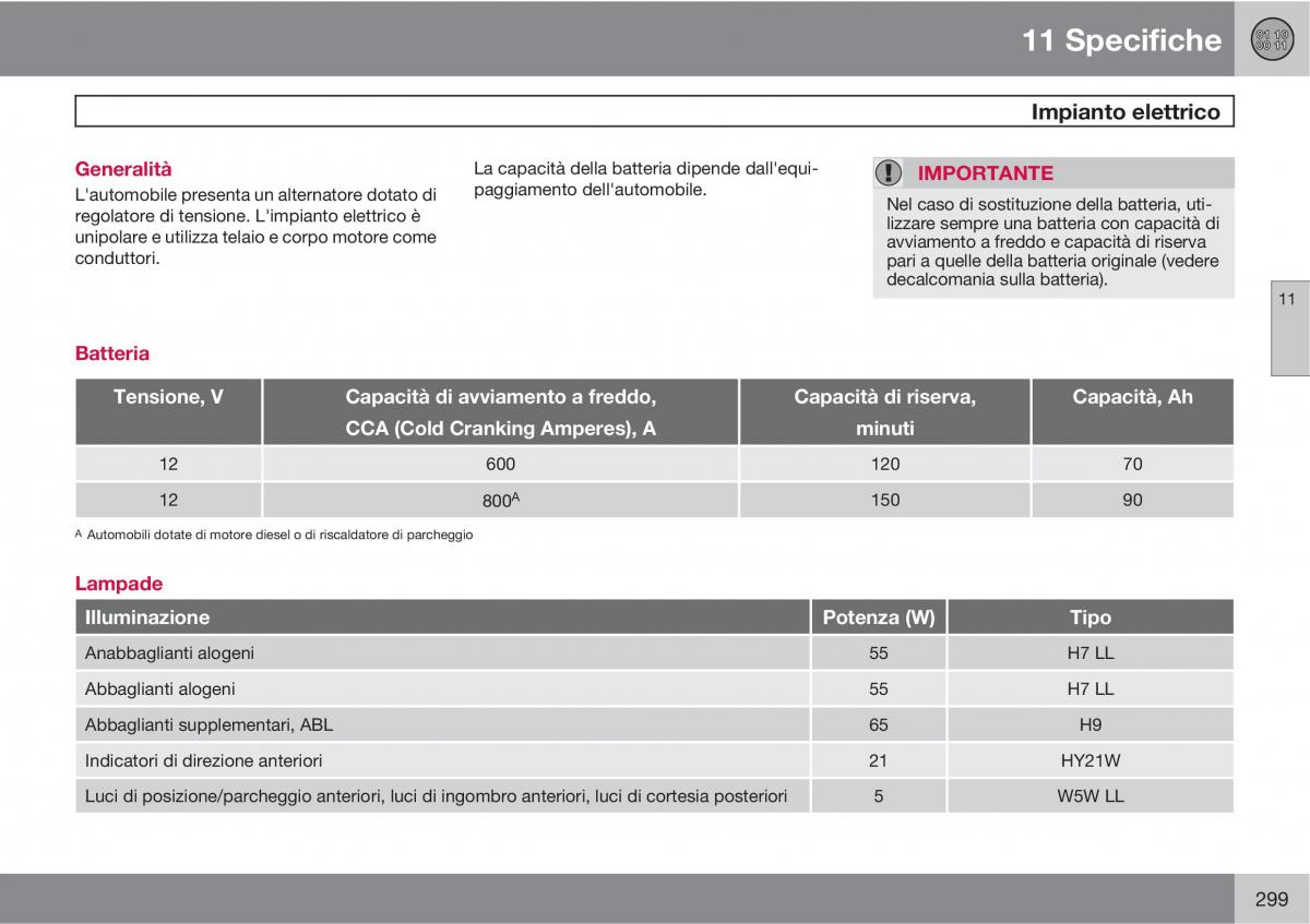 Volvo XC90 I 1 manuale del proprietario / page 301