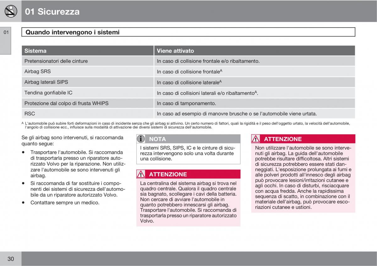 Volvo XC90 I 1 manuale del proprietario / page 32