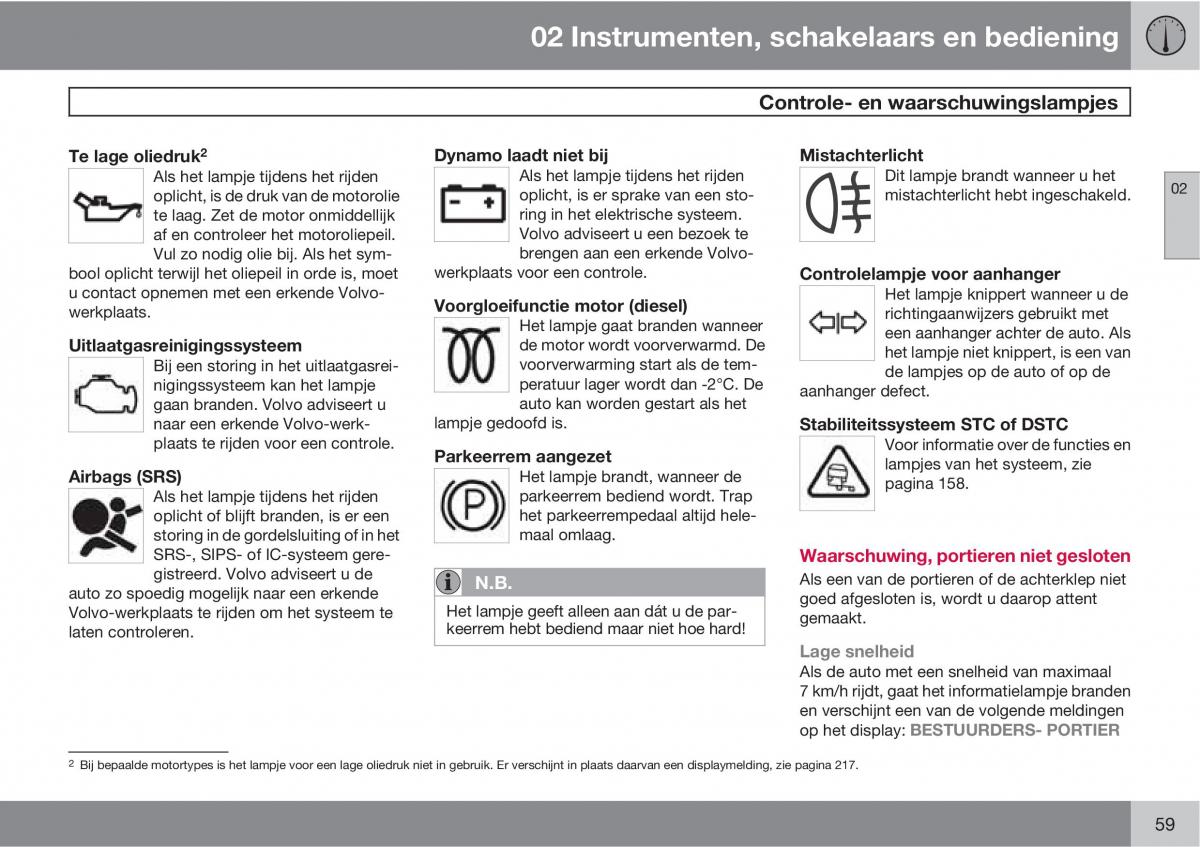 Volvo XC90 I 1 handleiding / page 61