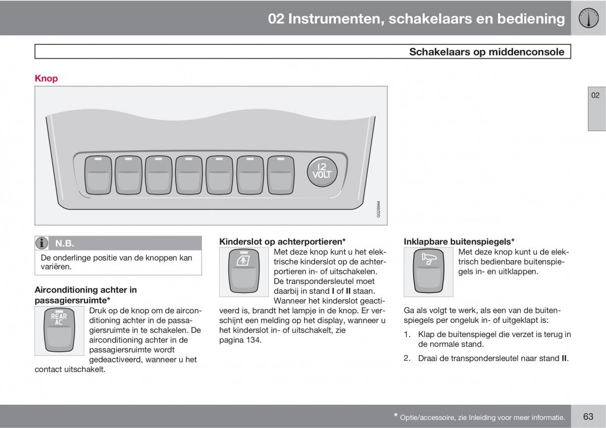 Volvo XC90 I 1 handleiding / page 65