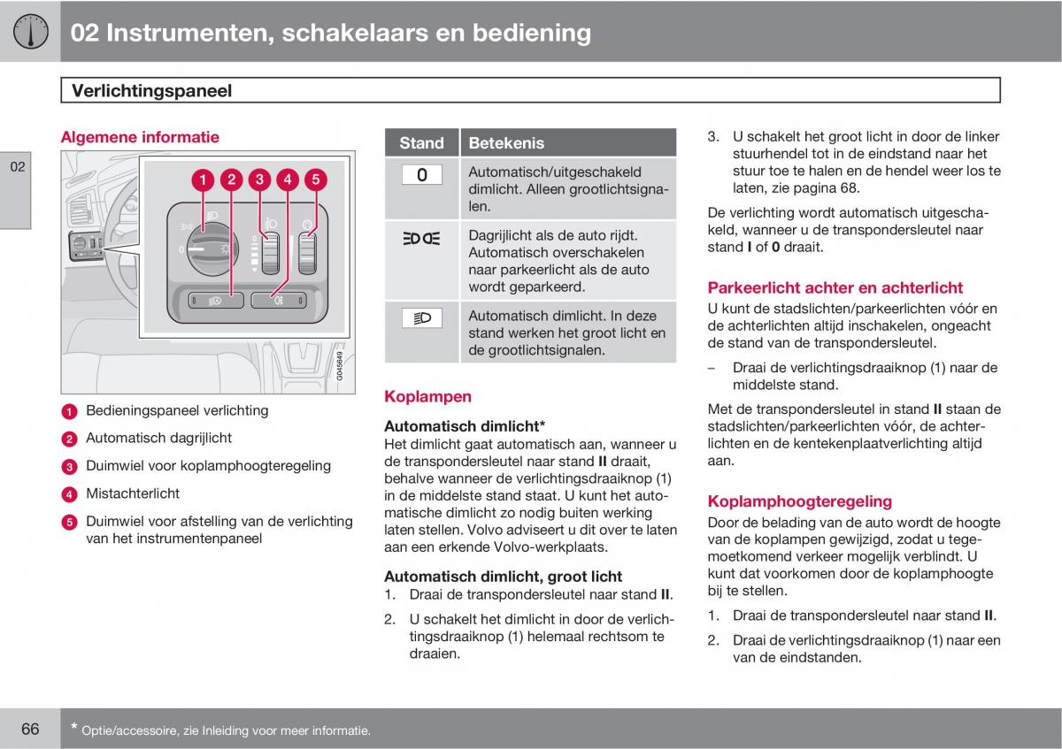 Volvo XC90 I 1 handleiding / page 68