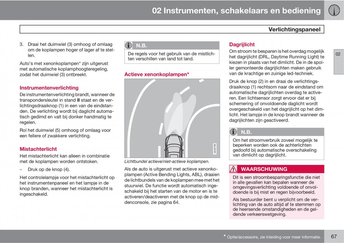 Volvo XC90 I 1 handleiding / page 69