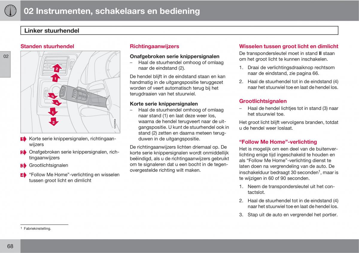 Volvo XC90 I 1 handleiding / page 70