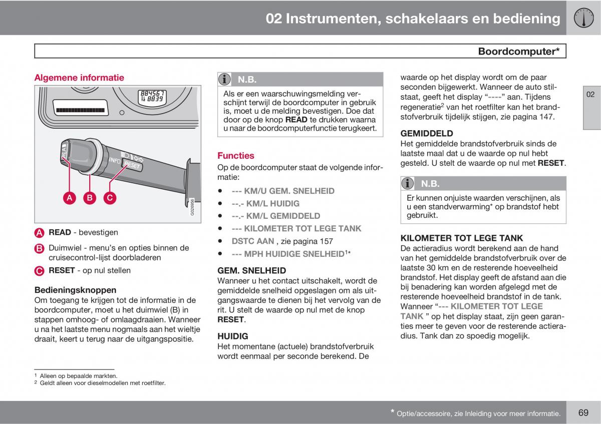 Volvo XC90 I 1 handleiding / page 71