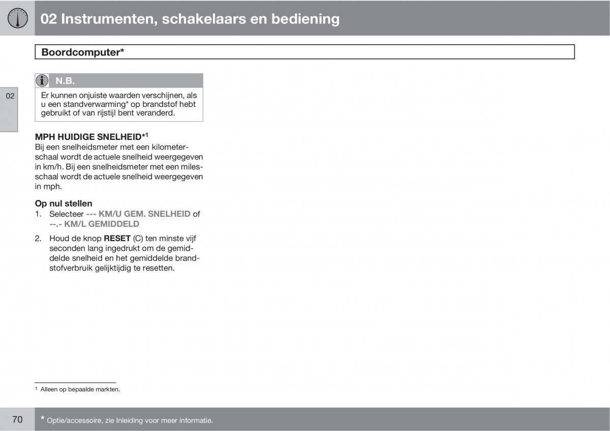 Volvo XC90 I 1 handleiding / page 72