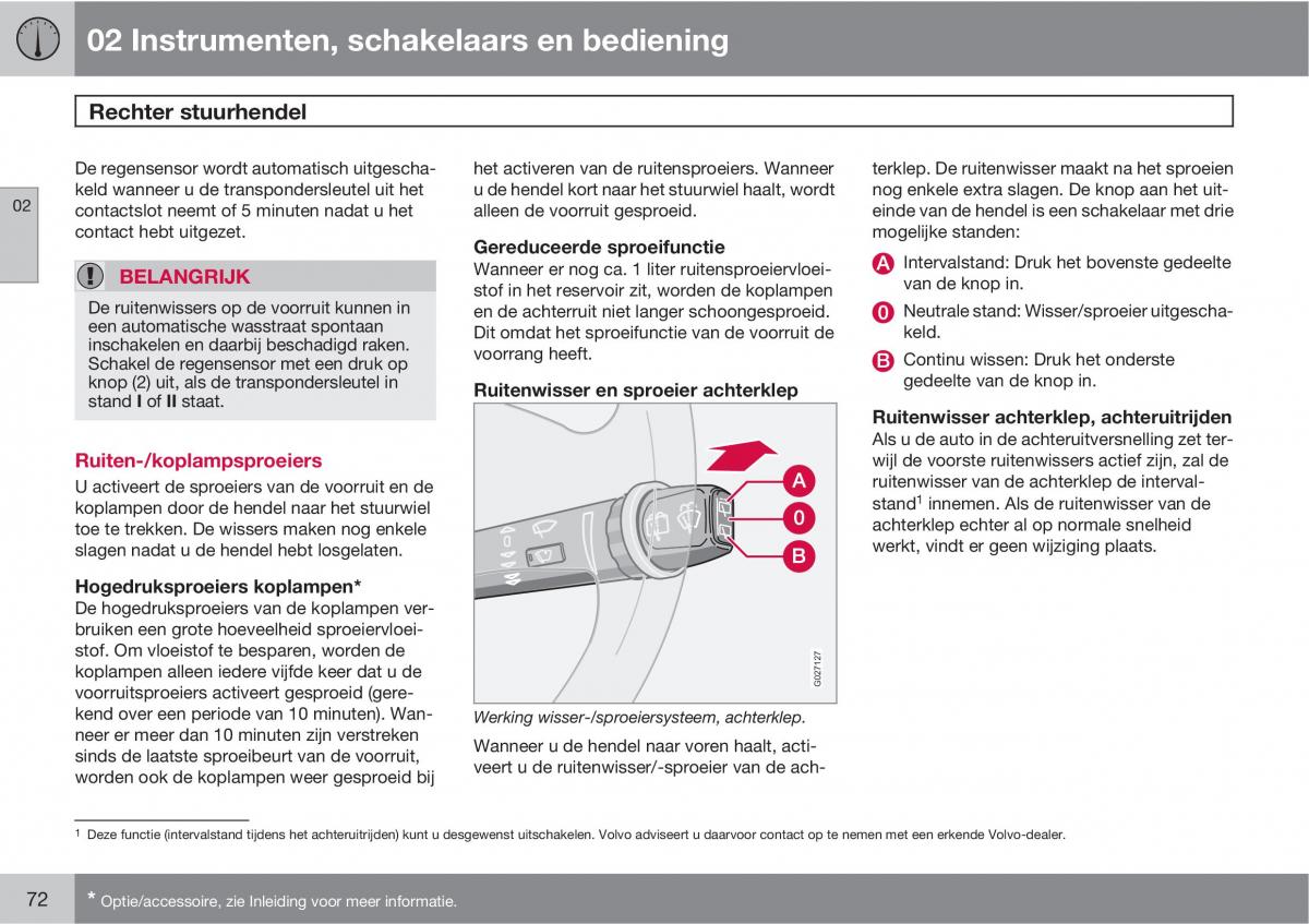 Volvo XC90 I 1 handleiding / page 74