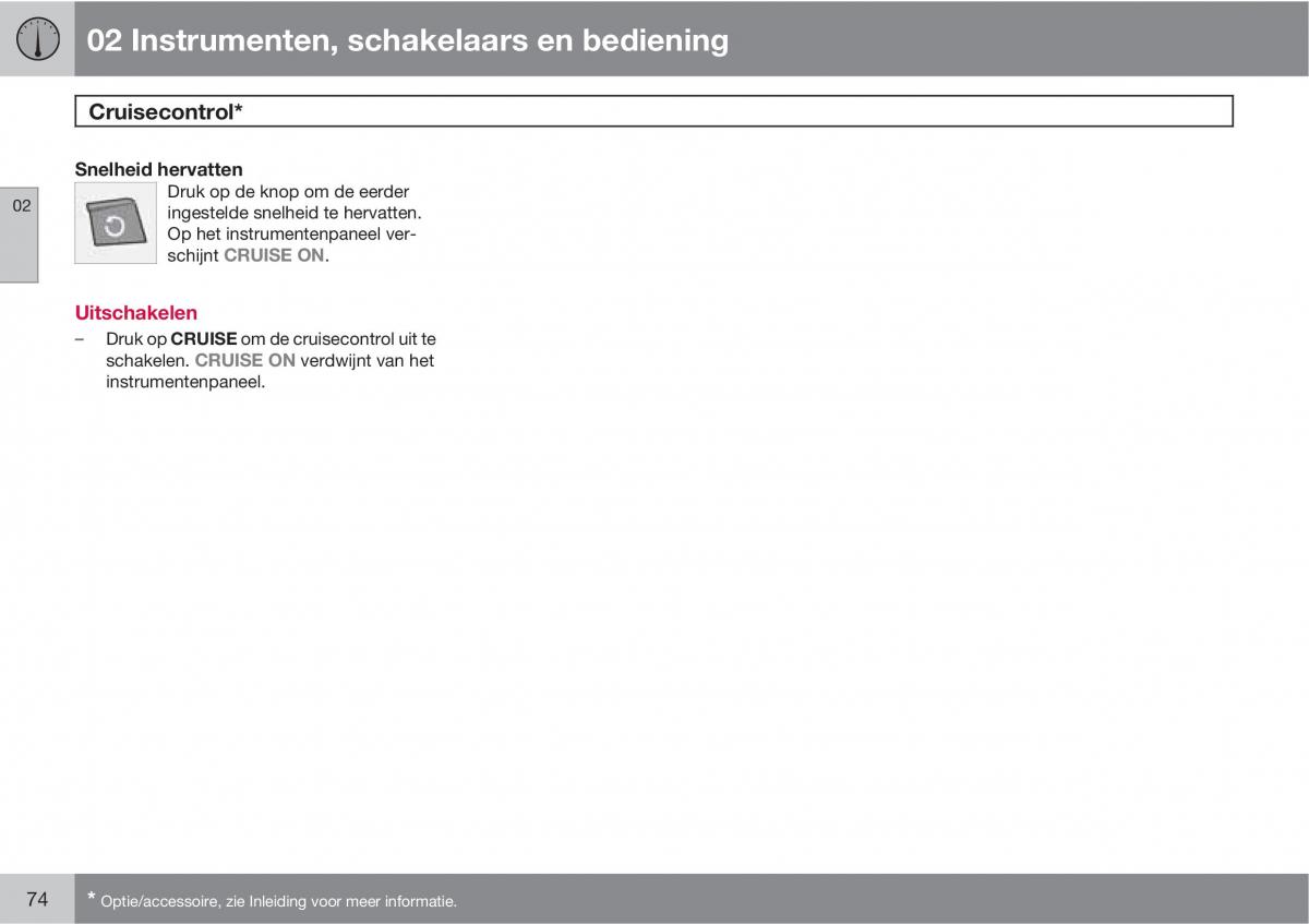 Volvo XC90 I 1 handleiding / page 76