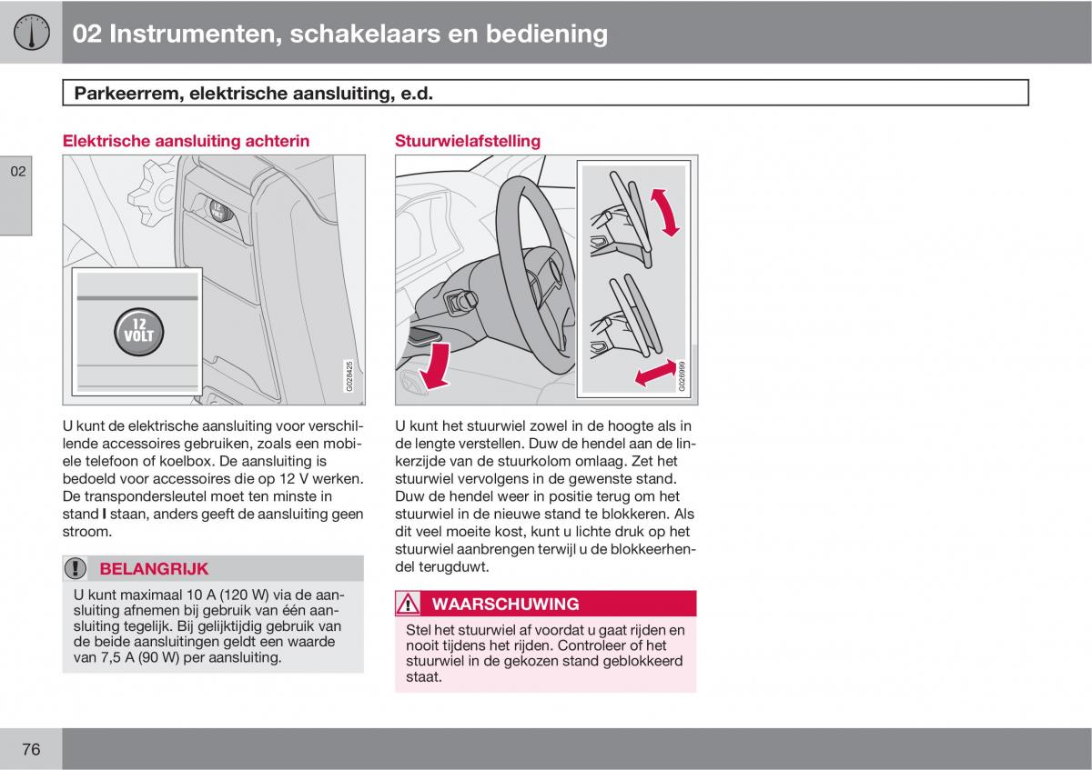 Volvo XC90 I 1 handleiding / page 78