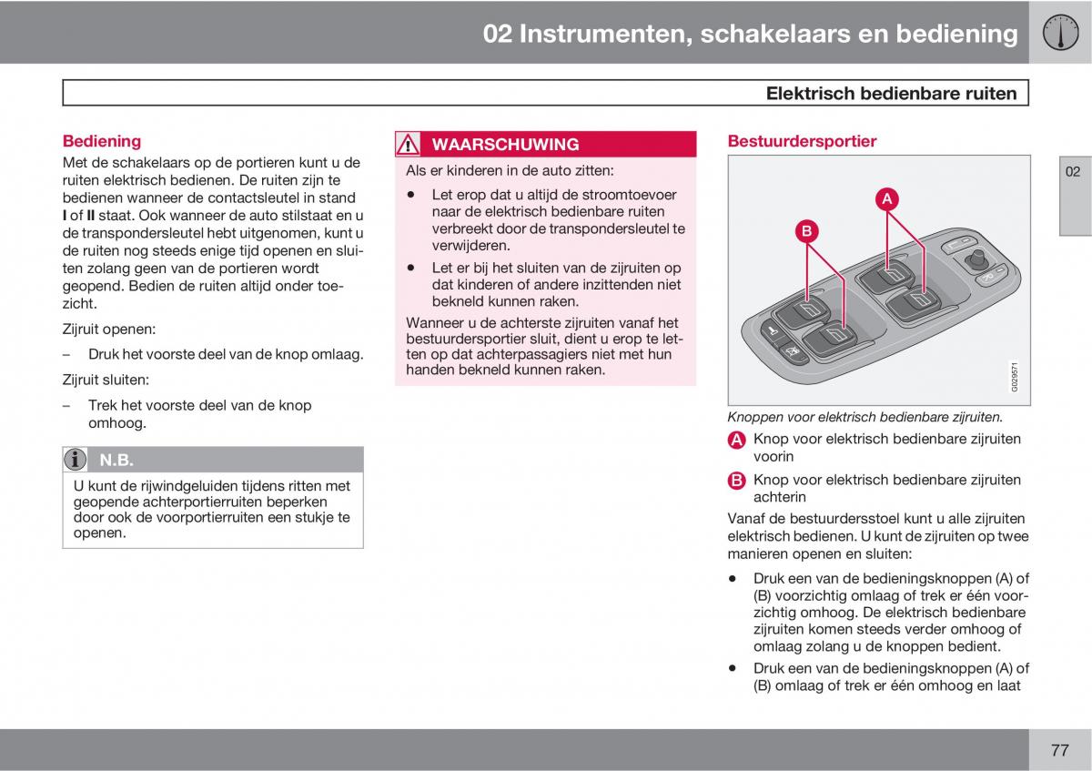 Volvo XC90 I 1 handleiding / page 79