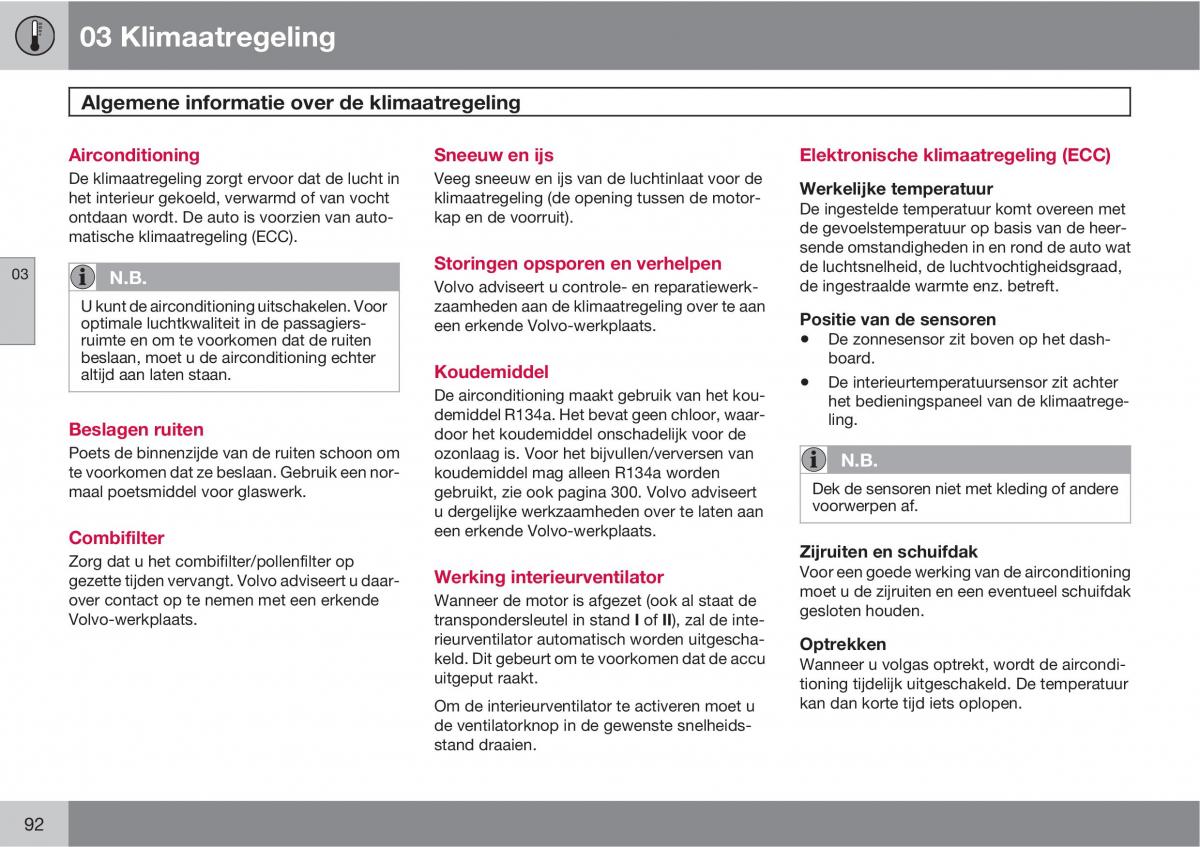 Volvo XC90 I 1 handleiding / page 94