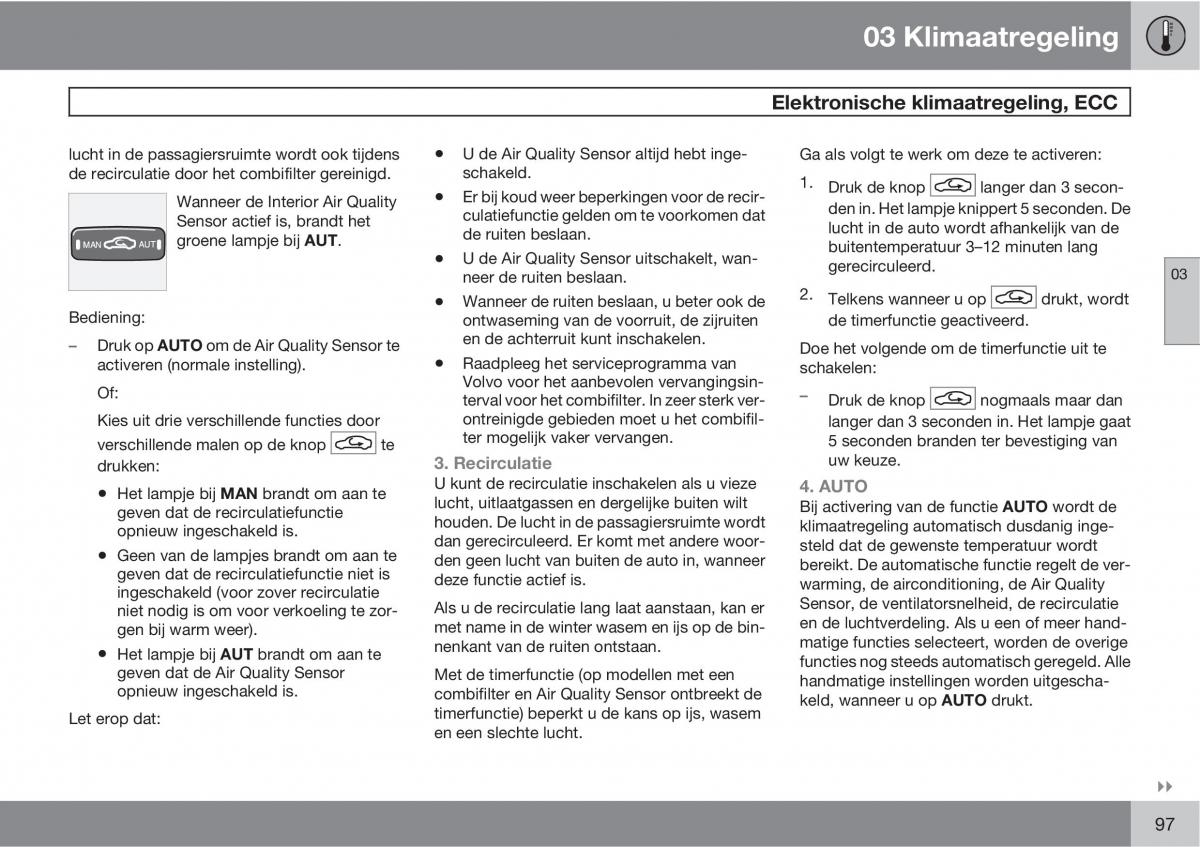 Volvo XC90 I 1 handleiding / page 99